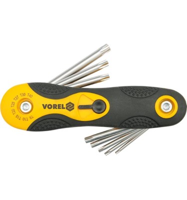Klucze torx t9-t40, cr-v, kpl. 8 szt. IMBUSY Vorel