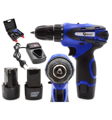 Wiertarko-Wkrętarka 18V Li-Ion 2xAKU poręczna w walizce