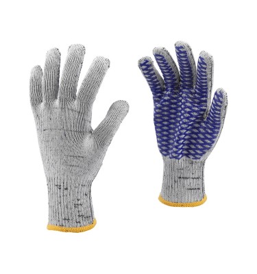 Rękawice bawełniano - poliestrowe z siatką pvc, cross 74108 Vorel