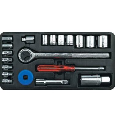 Klucze nasadowe 3/8,4-17mm, kpl. 20szt. 58210 Vorel