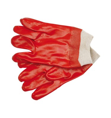 Rękawice gumowane / czerwone/ 74150 Vorel
