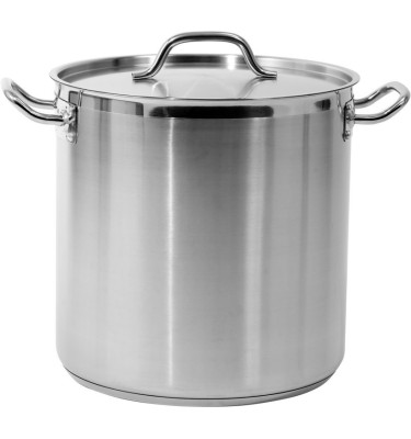 GARNEK WYSOKI Z POKRYWKĄ ZE STALI NIERDZEWNEJ 32x32CM 25,7L YG-00006 YATO