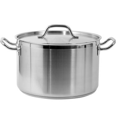 GARNEK ŚREDNI Z POKRYWKĄ ZE STALI NIERDZEWNEJ 32x20CM 16,1L YG-00025 YATO