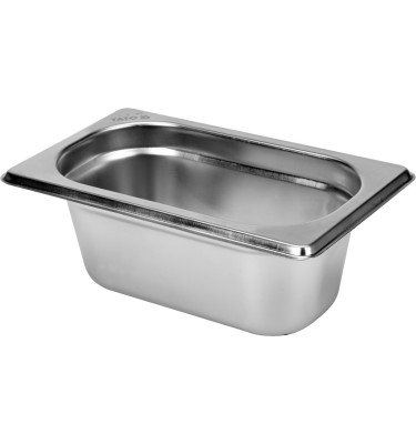 POJEMNIK GASTRONOMICZNY ZE STALI NIERDZEWNEJ GN 1/9 65MM 0,6L YG-00295 YATO