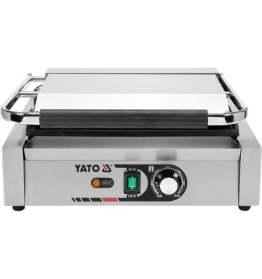 ELEKTRYCZNY GRILL KONTAKTOWY PANINI W PEŁNI PŁASKI 44CM 2,2kW YG-04558 YATO