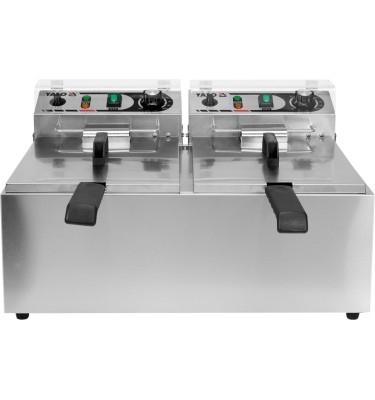 FRYTOWNICA PODWÓJNA 2x13L 2x3,5kW YG-04623 YATO