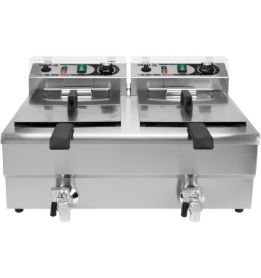 ELEKTRYCZNA FRYTOWNICA Z ZAWOREM 2X16L YG-04634 YATO
