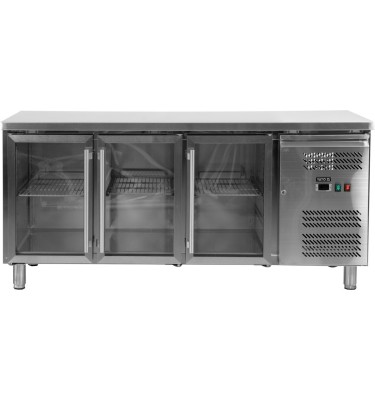 STÓŁ CHŁODNICZY 417L 3 DRZWIOWY PRZESZKLONY Yato YG-05257