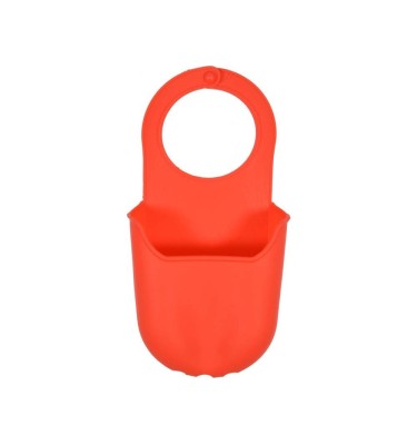 SILIKONOWY ORGANIZER NA GĄBKĘ CZERWONY 74787 Fala