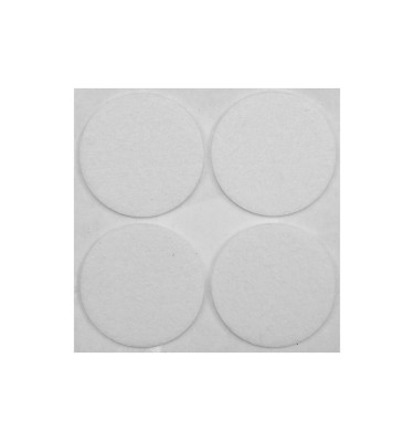 Podkładki filcowe ? 40 mm białe 74835 Vorel