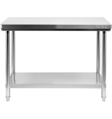 STÓŁ CENTRALNY SKŁADANY Z PÓŁKĄ 1000×700×H850MM YG-09010 YATO