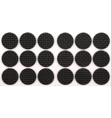 Podkładki z pianki 25mm czarne 18szt. 74886 Vorel