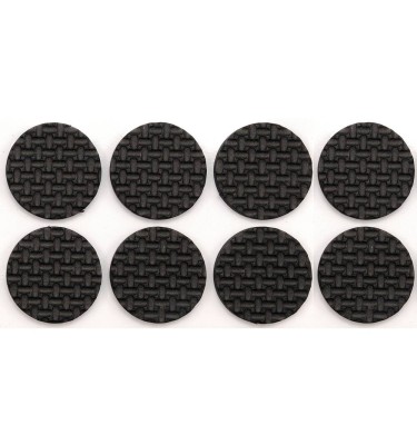 Podkładki z pianki 38mm czarne 8szt. 74887 Vorel