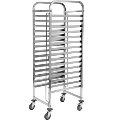 WÓZEK TRANSPORTOWY DO TAC KELNERSKICH I BLACH PIEKARNICZYCH 400x600MM YG-09072 YATO