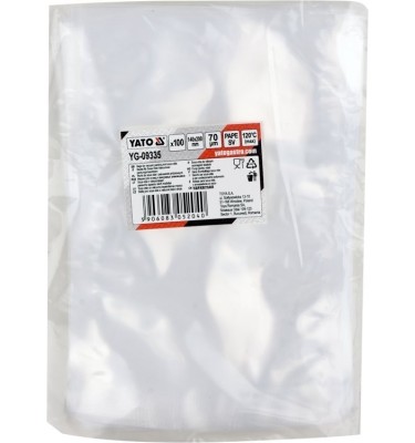 WORKI DO SOUS-VIDE I PAKOWAREK KOMOROWYCH 140x200 70UM PAPE SV, 100SZT Yato YG-09335