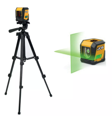 Poziomica laserowa krzyżowa (laser zielony) (20m)