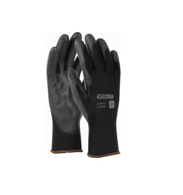 Rękawice nylonowe czarne 10 Stalco