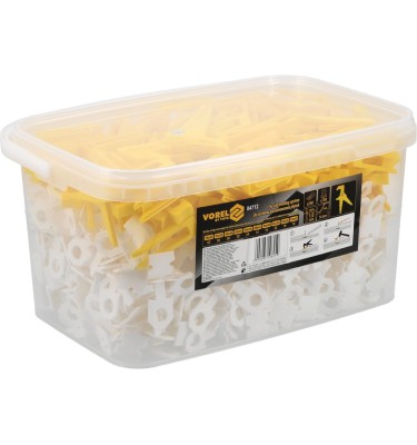 SYSTEM POZIOMOWANIA PŁYTEK 1mm KLIPSY KLINY 700+200 SZCZYPCE Vorel