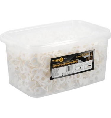 KLIPSY DO POZIOMOWANIA PŁYTEK 1mm 900szt Vorel