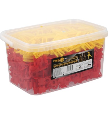 SYSTEM POZIOMOWANIA PŁYTEK 3mm KLIPSY KLINY 700+200 SZCZYPCE Vorel