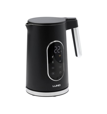 CZAJNIK ELEKTRYCZNY 1,7L, REGULACJA TEMPERATURY, CZARNY