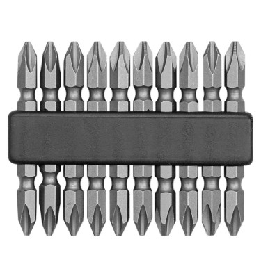 Groty dwustronne do wkrętarki 10 szt. ph2x60 65700 Vorel