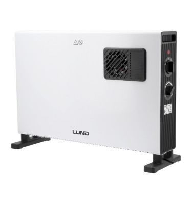 GRZEJNIK KONWEKTOROWY ELEKTRYCZNY WENTYLATOR 2 TRYBY 1250W 2000W BIAŁY