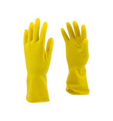 RĘKAWICE GOSPODARCZE LATEKSOWE Z WYTŁOCZENIAMI ROZM. 7 (S)