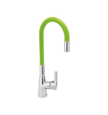 BATERIA ZLEWOZMYWAKOWA Z ELASTYCZNĄ WYLEWKĄ- 'FLEXIBLE' GREEN 75709 Fala