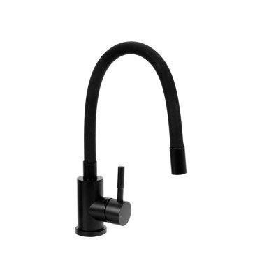 Bateria zlewozmywakowa elastyczna czarna 'BLACK FLEXIBLE'