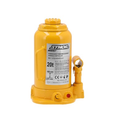 PODNOŚNIK SŁUPKOWY BUTELKOWY TŁOKOWY HYDRAULICZNY 20T