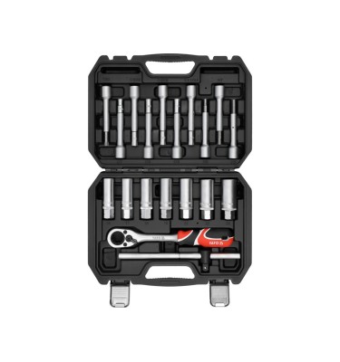 KLUCZE DO MOCOWANIA AMORTYZATORÓW 19 ELEMENTÓW Z GRZECHOTKĄ PRZELOTOWĄ