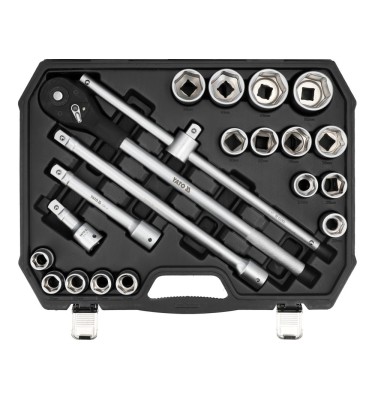 ZESTAW NARZĘDZIOWY 3/4" NASADKI PRZEDŁUŻKI Yato