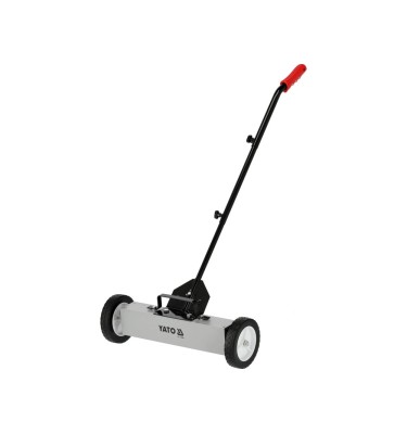 MIOTŁA NA KOŁACH MAGNETYCZNA 450MM DO ZBIERANIA METALOWYCH OPIŁKÓW