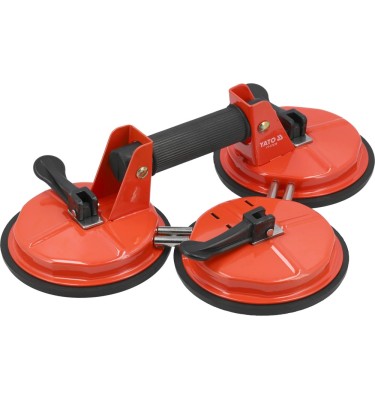 UCHWYT DO SZYB PŁYTEK PŁYT 3 PRZYSSAWKI 150mm - RUCHOME