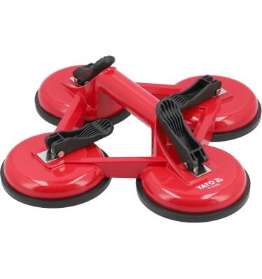 UCHWYT DO SZYB 4 PRZYSSAWKI 120MM - ALUMINIUM