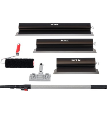 ZESTAW SZPACHLI, NOŻY ALU 6 ELEMENTÓW DO GŁADZI W WALIZCE