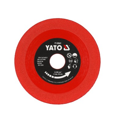 TARCZA DIAMENTOWA DO CERAMIKI GRESU TERAKOTY 125mm X 22,23mm