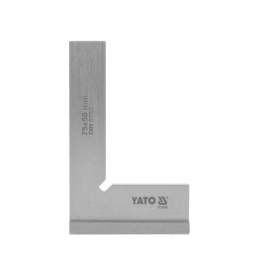 KĄTOWNIK ŚLUSARSKI ZE STOPKĄ 75X50 MM