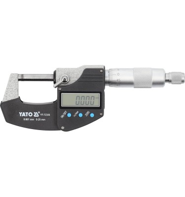 CYFROWY MIKROMETR ZEWNĘTRZNY 0-25MM