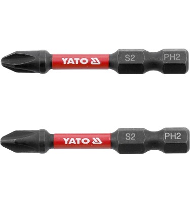 BITY UDAROWE 1/4"X50 MM PH2 2 SZT