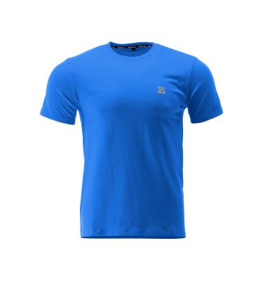 T-SHIRT NIEBIESKI BAWEŁNIANY 3XL