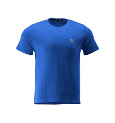 T-SHIRT BASIC NIEBIESKI S