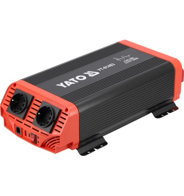 PRZETWORNICA NAPIĘCIA PRĄDU STAŁEGO 12V NA 230V 1000W USB CZYSTY SINUS