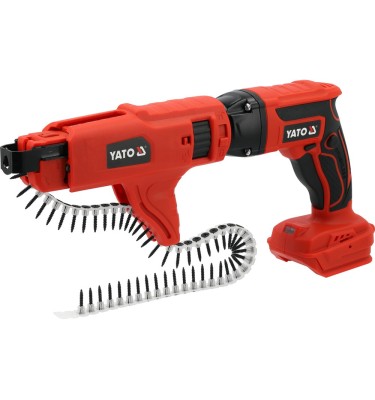 WKRĘTARKA TAŚMOWA AKUMULATOROWA 18V DO PŁYT GK I OSB body Yato