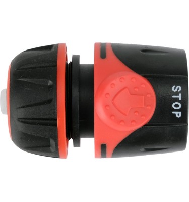 SZYBKOZŁĄCZKA OGRODOWA 1/2" Z FUNKCJĄ STOP