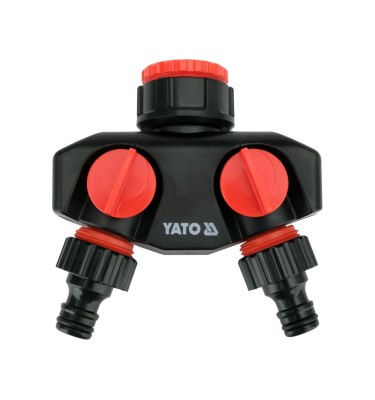 PRZYŁĄCZE KRANOWE Z 2 WYJŚCIAMI 3/4"-1"